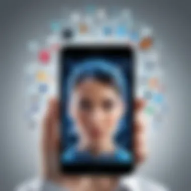 Psychological Impact: Unraveling the Effects of Excessive Phone Use A graphical representation of the psychological effects of excessive phone use.