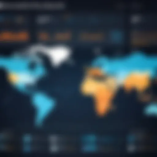 Graph illustrating historical global population trends