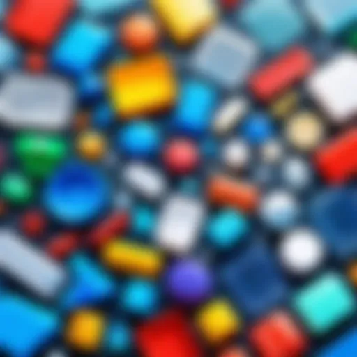 Close-up of different types of plastic materials showcasing their characteristics.