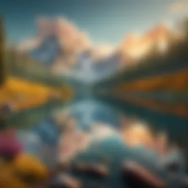 A serene landscape symbolizing the journey of treatment for ADHD