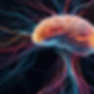 Neural Pathways and Communication Neural pathways illustrating communication between brain regions