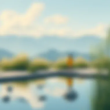 Contemplating Kindness A thoughtful reflection on kindness in a tranquil setting.