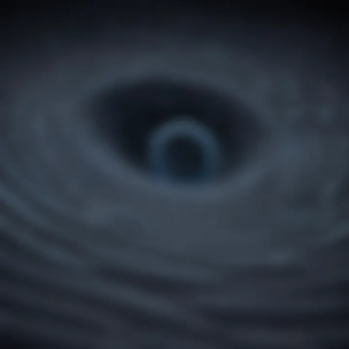 Illustration of gravitational waves distorting spacetime