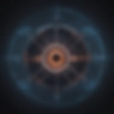 Quantum Entanglement: The Intricacies of Interconnectedness Illustration depicting quantum entanglement