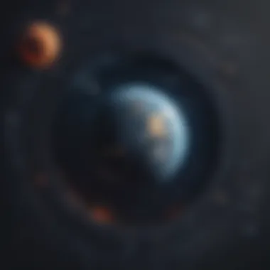 Astronomical Wonders Exploration Illustration symbolizing the vast universe and celestial bodies in astronomy