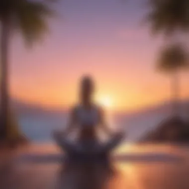 Mindful Serenity Session Yoga Practice at Sunset